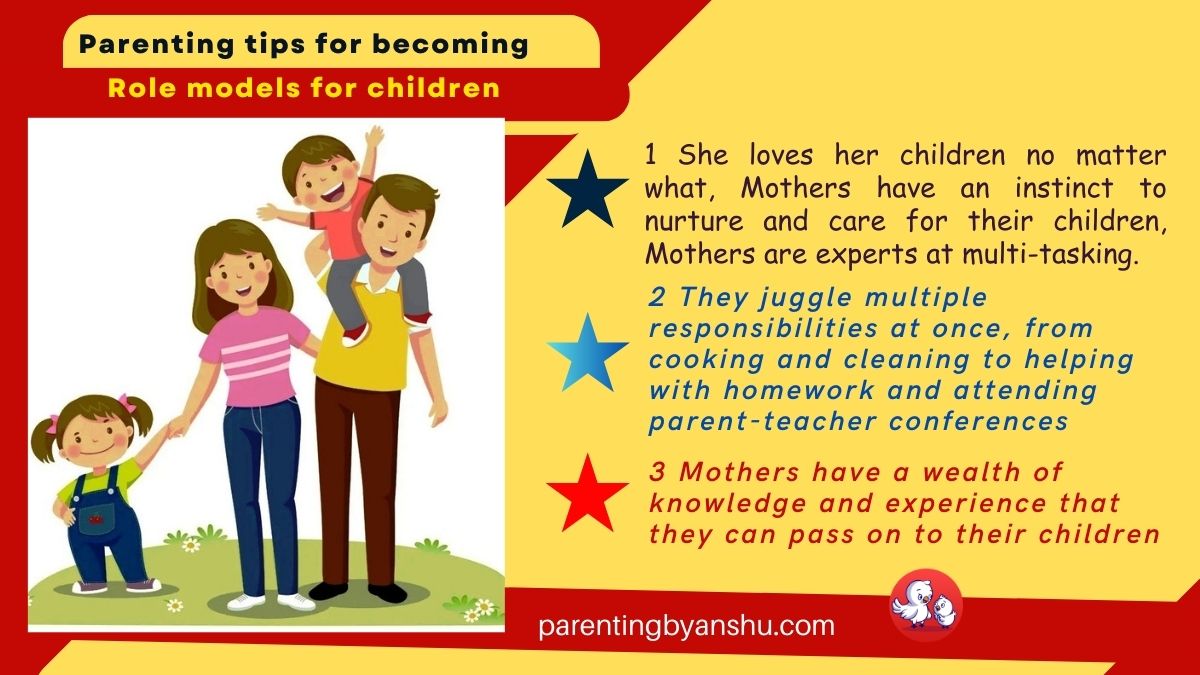 Parenting tips for becoming role models for children